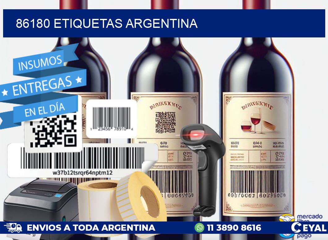 86180 ETIQUETAS ARGENTINA