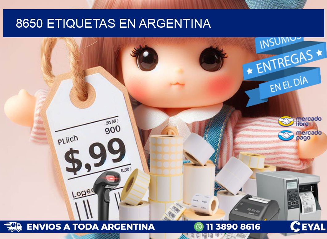 8650 etiquetas en argentina
