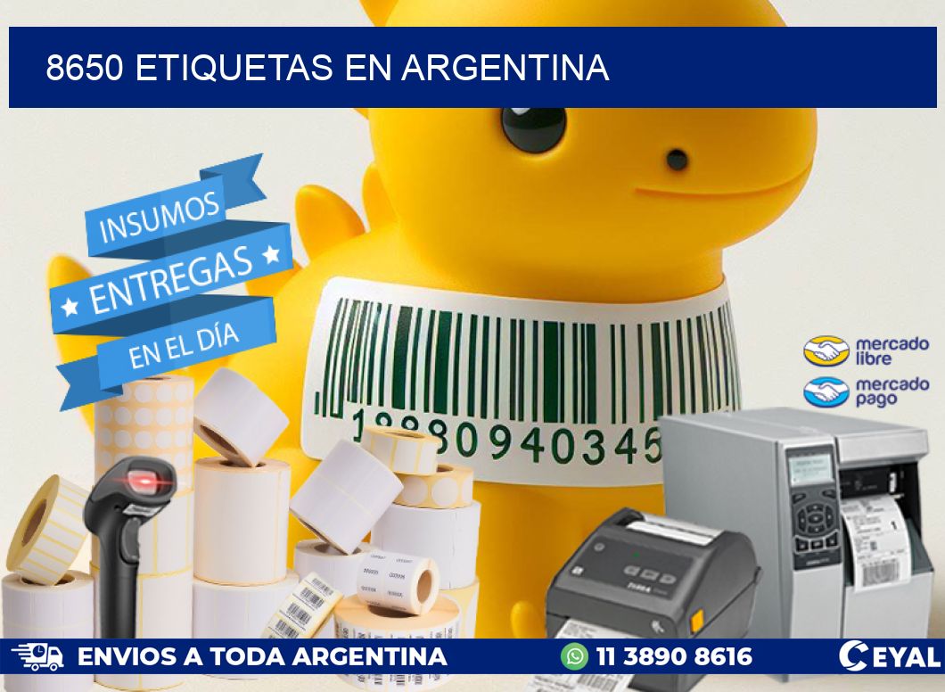 8650 etiquetas en argentina