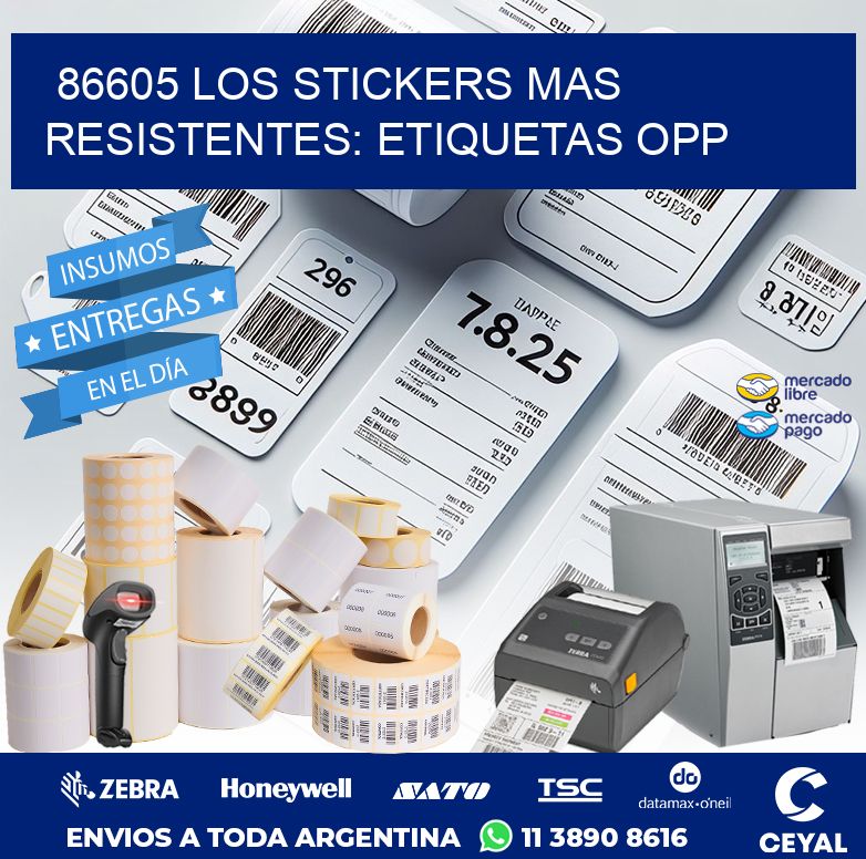 86605 LOS STICKERS MAS RESISTENTES: ETIQUETAS OPP