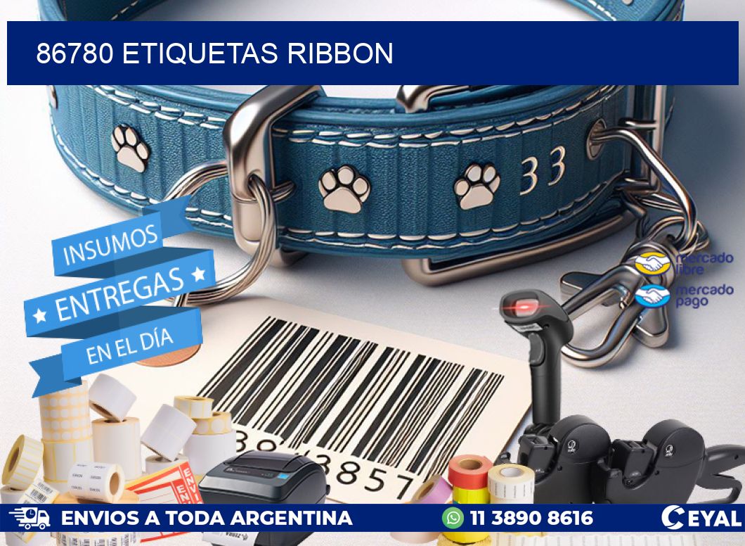 86780 ETIQUETAS RIBBON
