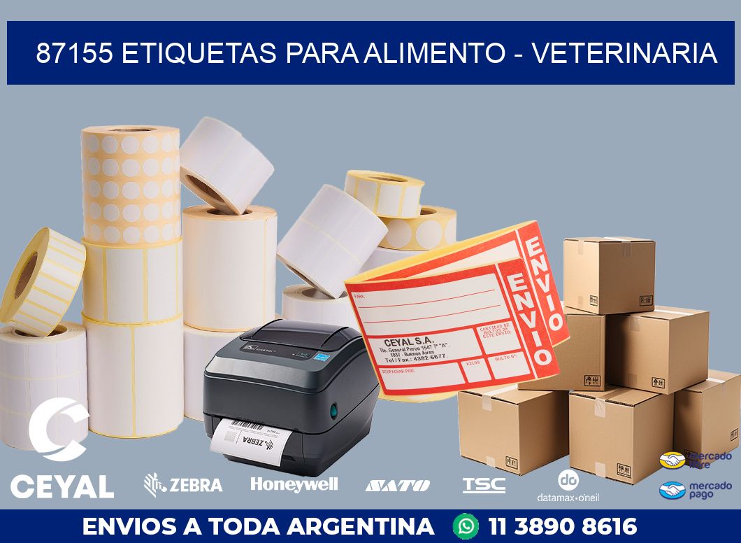 87155 ETIQUETAS PARA ALIMENTO - VETERINARIA