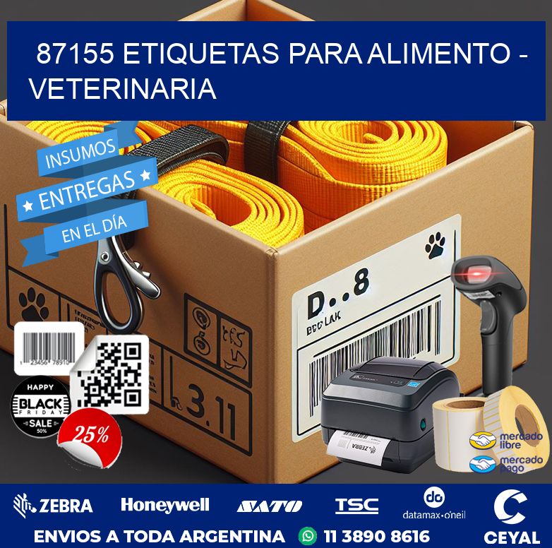 87155 ETIQUETAS PARA ALIMENTO – VETERINARIA