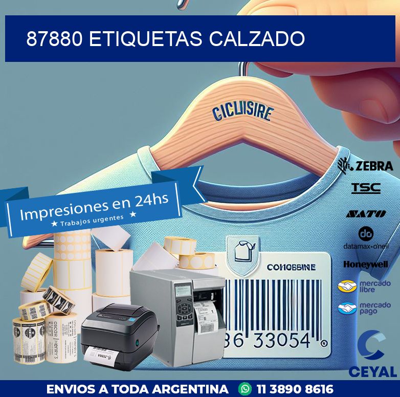 87880 ETIQUETAS CALZADO