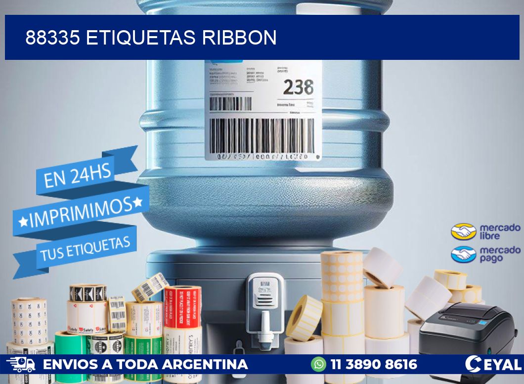 88335 ETIQUETAS RIBBON
