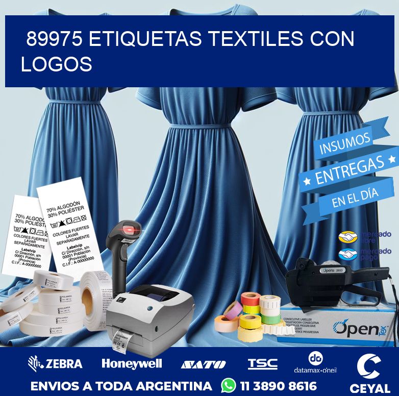 89975 ETIQUETAS TEXTILES CON LOGOS