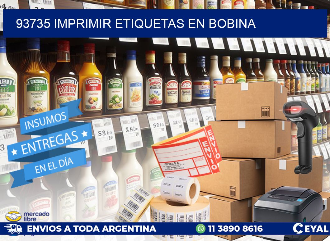 93735 imprimir etiquetas en bobina