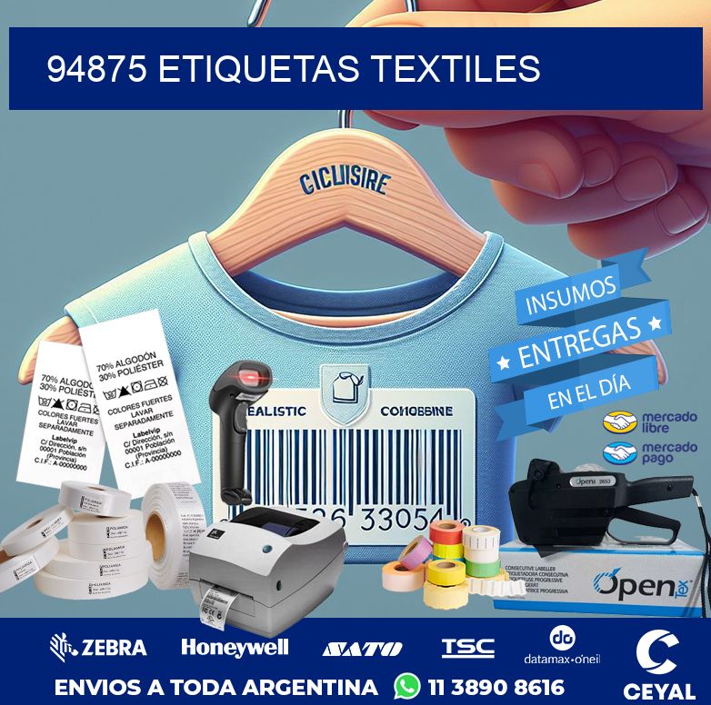 94875 ETIQUETAS TEXTILES