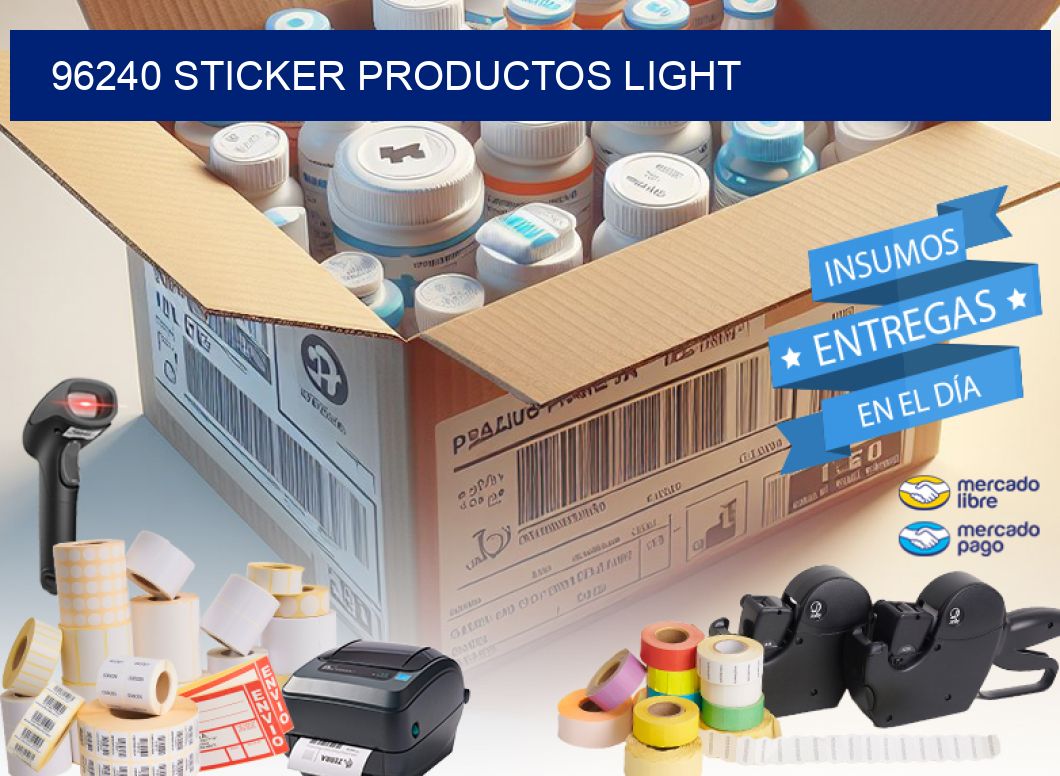 96240 STICKER PRODUCTOS LIGHT