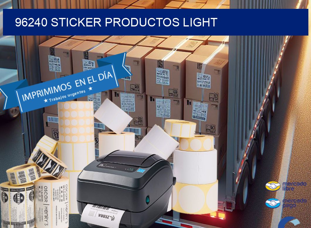 96240 STICKER PRODUCTOS LIGHT