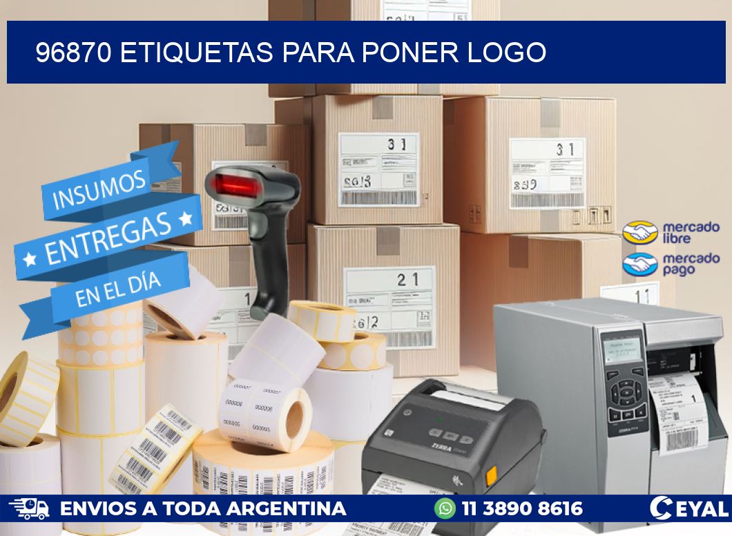 96870 ETIQUETAS PARA PONER LOGO