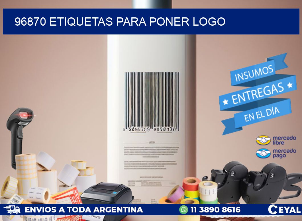 96870 ETIQUETAS PARA PONER LOGO