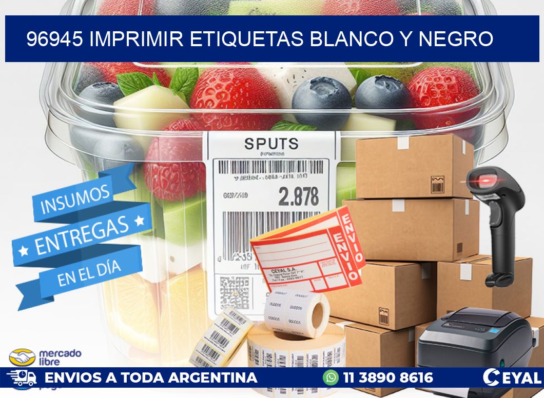 96945 imprimir etiquetas blanco y negro