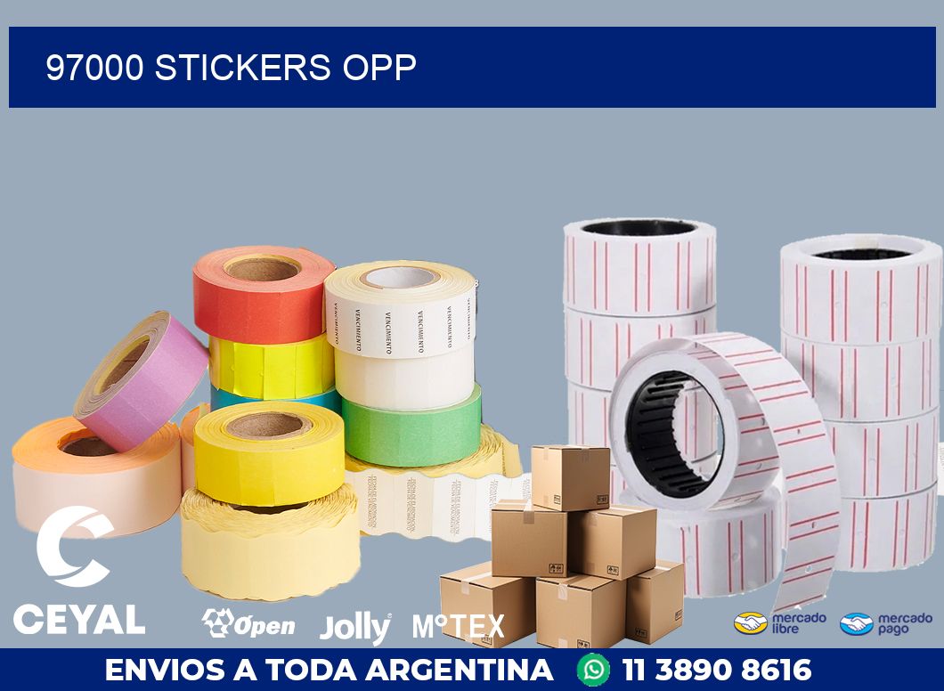 97000 STICKERS OPP