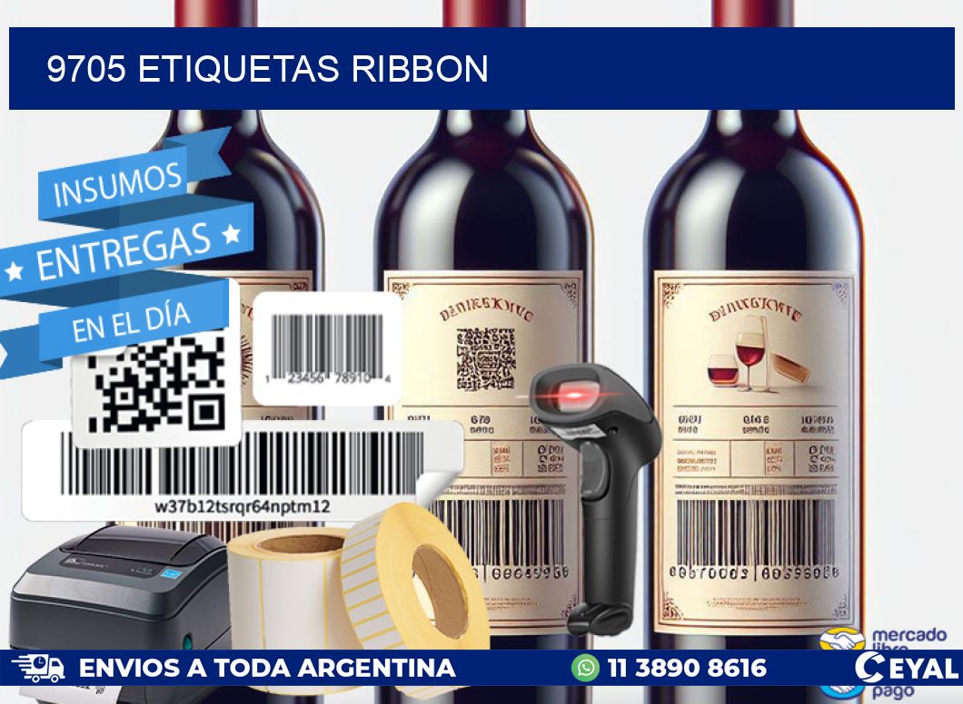 9705 ETIQUETAS RIBBON
