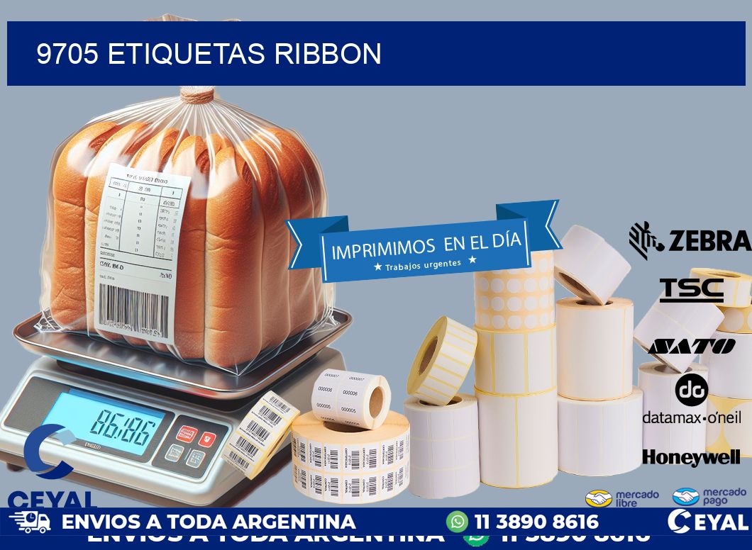 9705 ETIQUETAS RIBBON