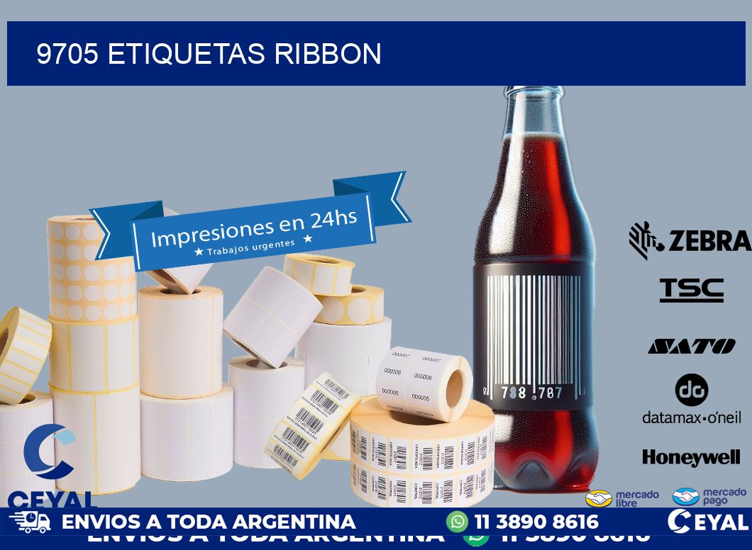 9705 ETIQUETAS RIBBON