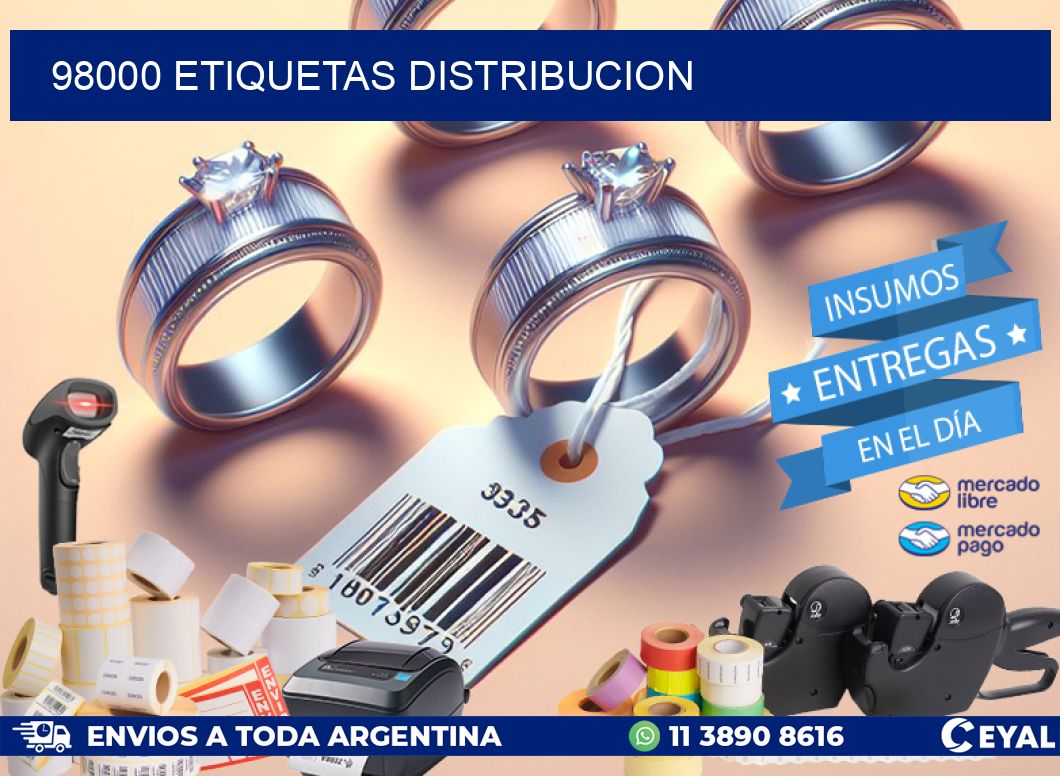 98000 etiquetas distribucion