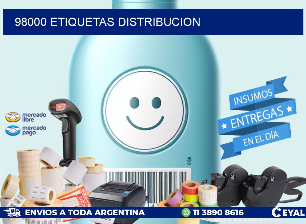 98000 etiquetas distribucion
