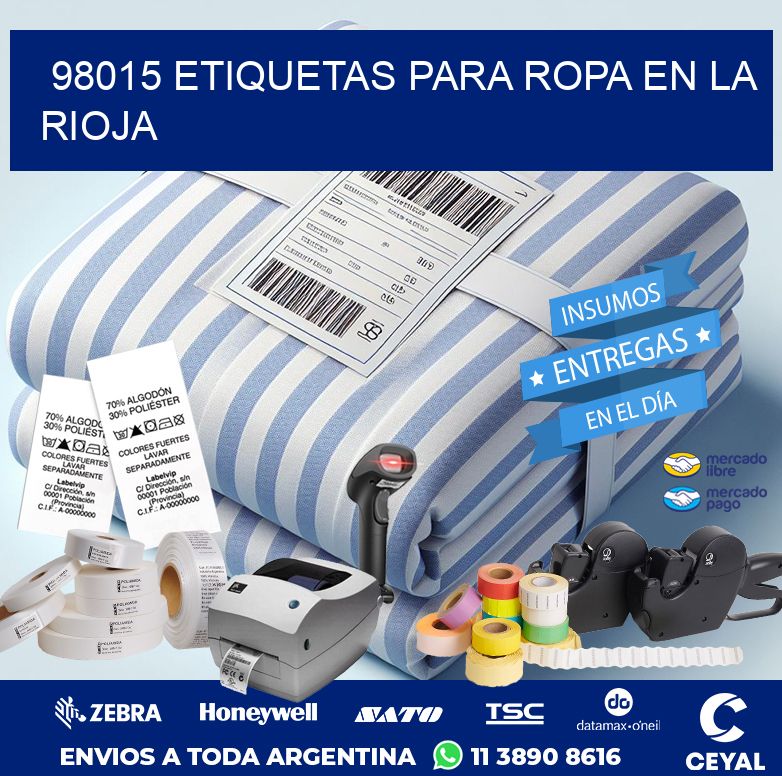 98015 ETIQUETAS PARA ROPA EN LA RIOJA
