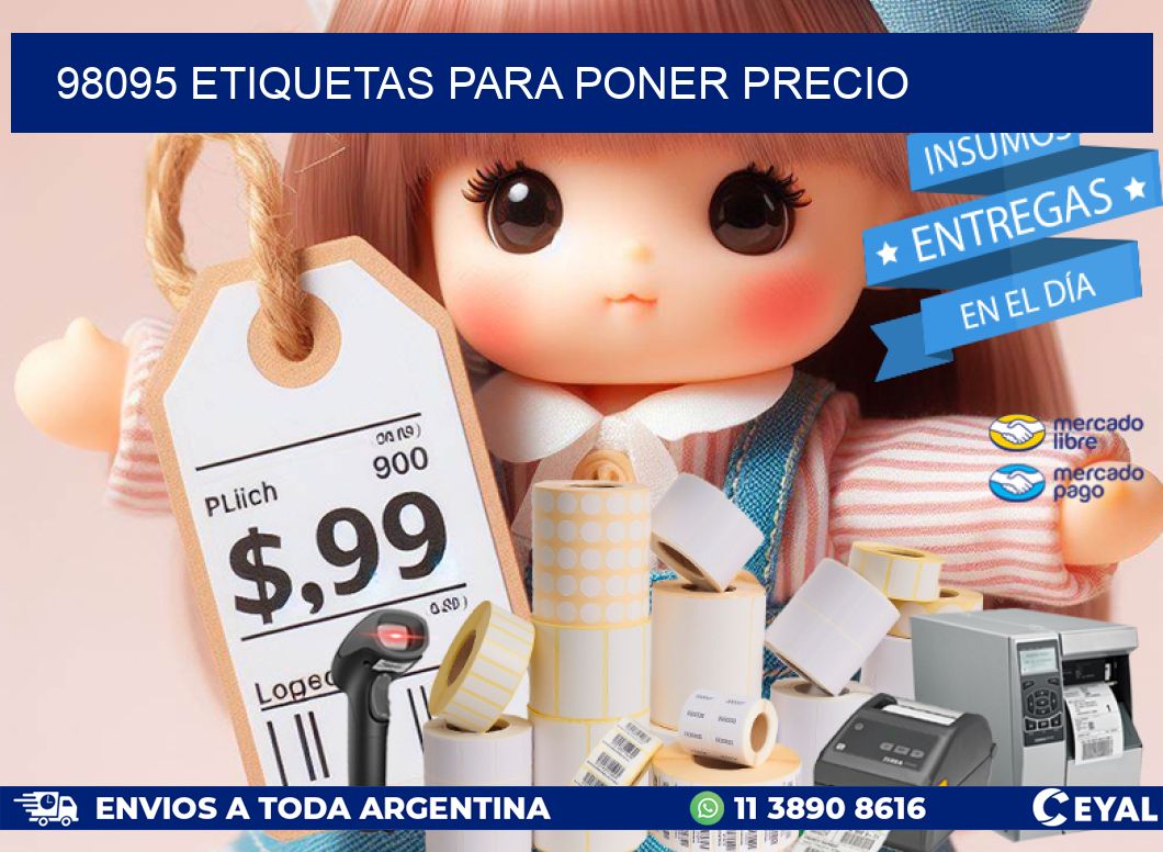 98095 ETIQUETAS PARA PONER PRECIO