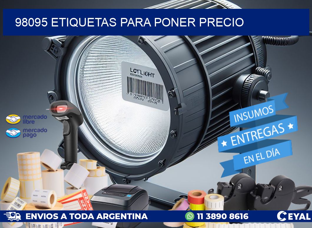 98095 ETIQUETAS PARA PONER PRECIO