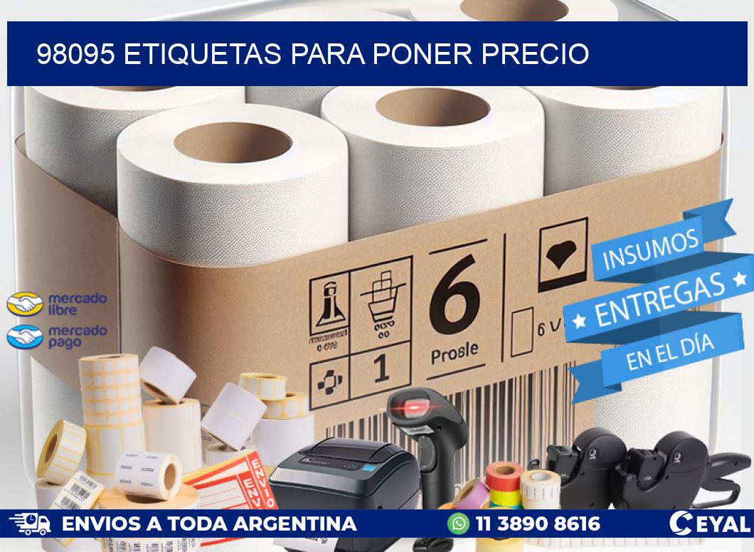 98095 ETIQUETAS PARA PONER PRECIO