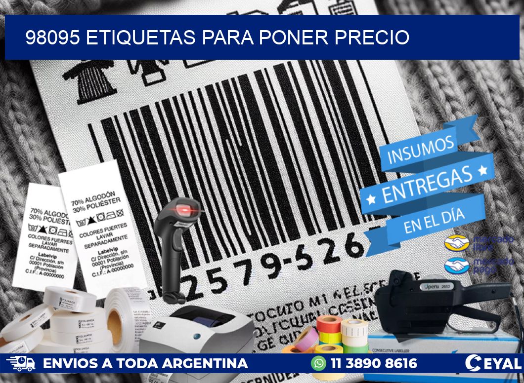 98095 ETIQUETAS PARA PONER PRECIO