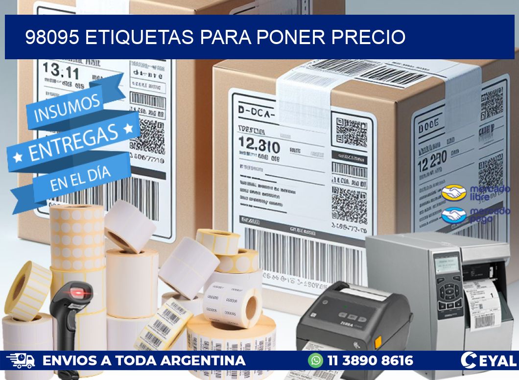 98095 ETIQUETAS PARA PONER PRECIO