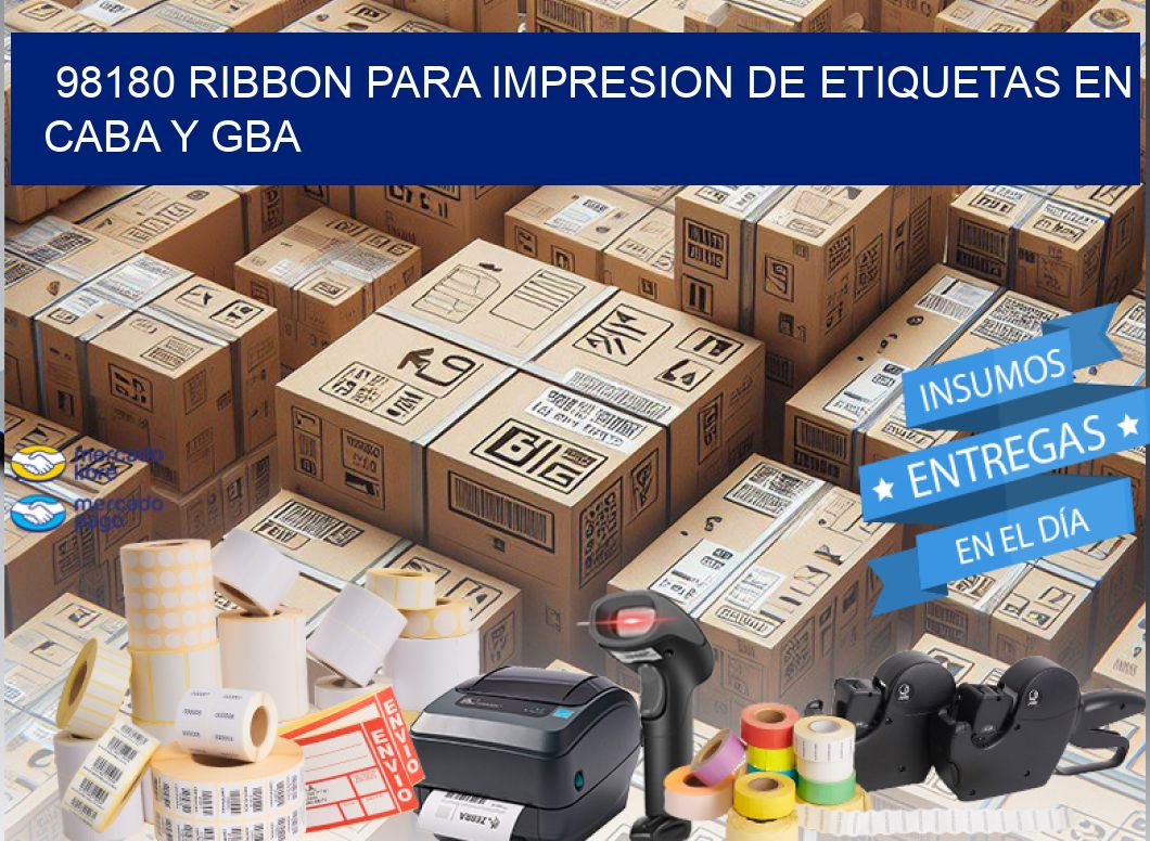 98180 RIBBON PARA IMPRESION DE ETIQUETAS EN CABA Y GBA