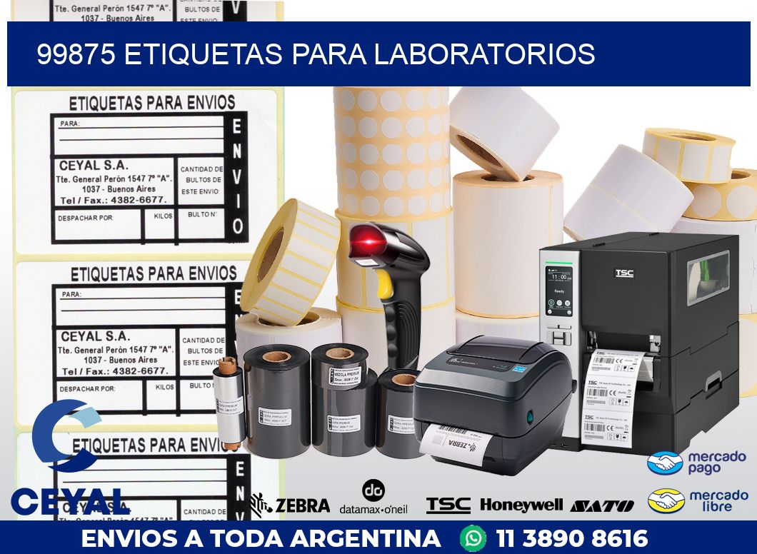 99875 ETIQUETAS PARA LABORATORIOS