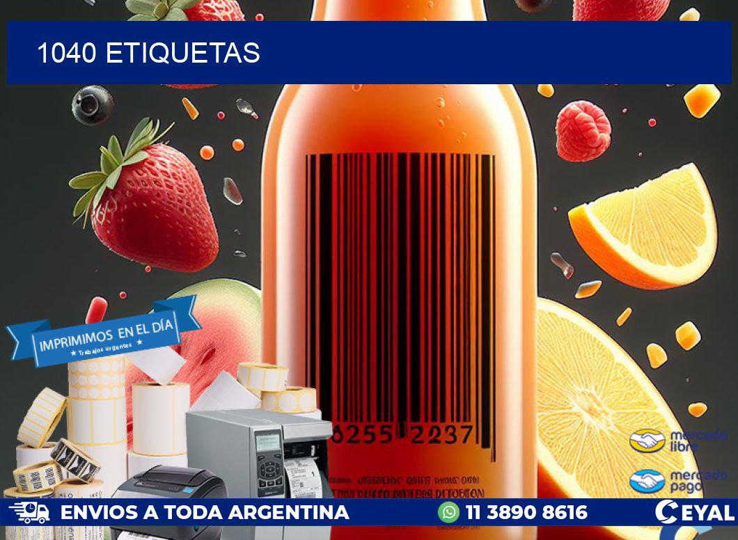 1040 ETIQUETAS