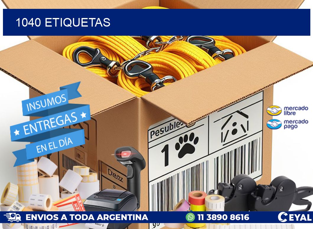 1040 ETIQUETAS