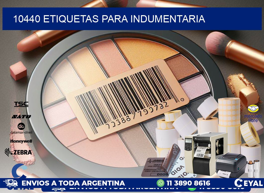 10440 ETIQUETAS PARA INDUMENTARIA