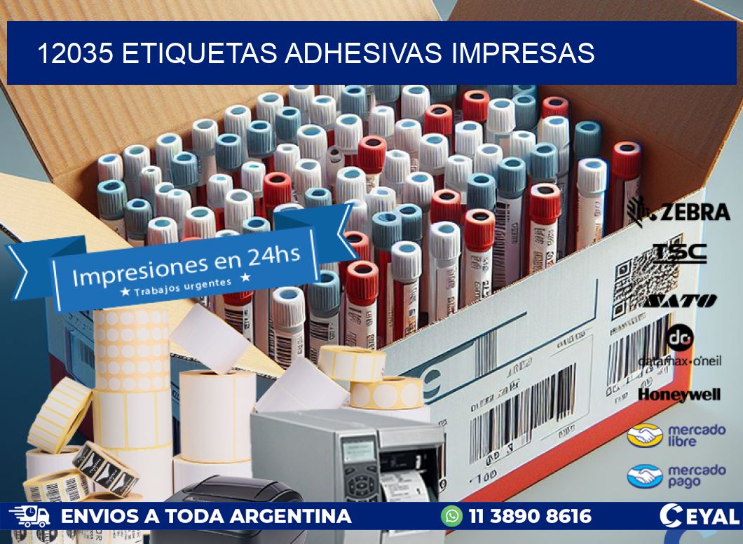 12035 ETIQUETAS ADHESIVAS IMPRESAS