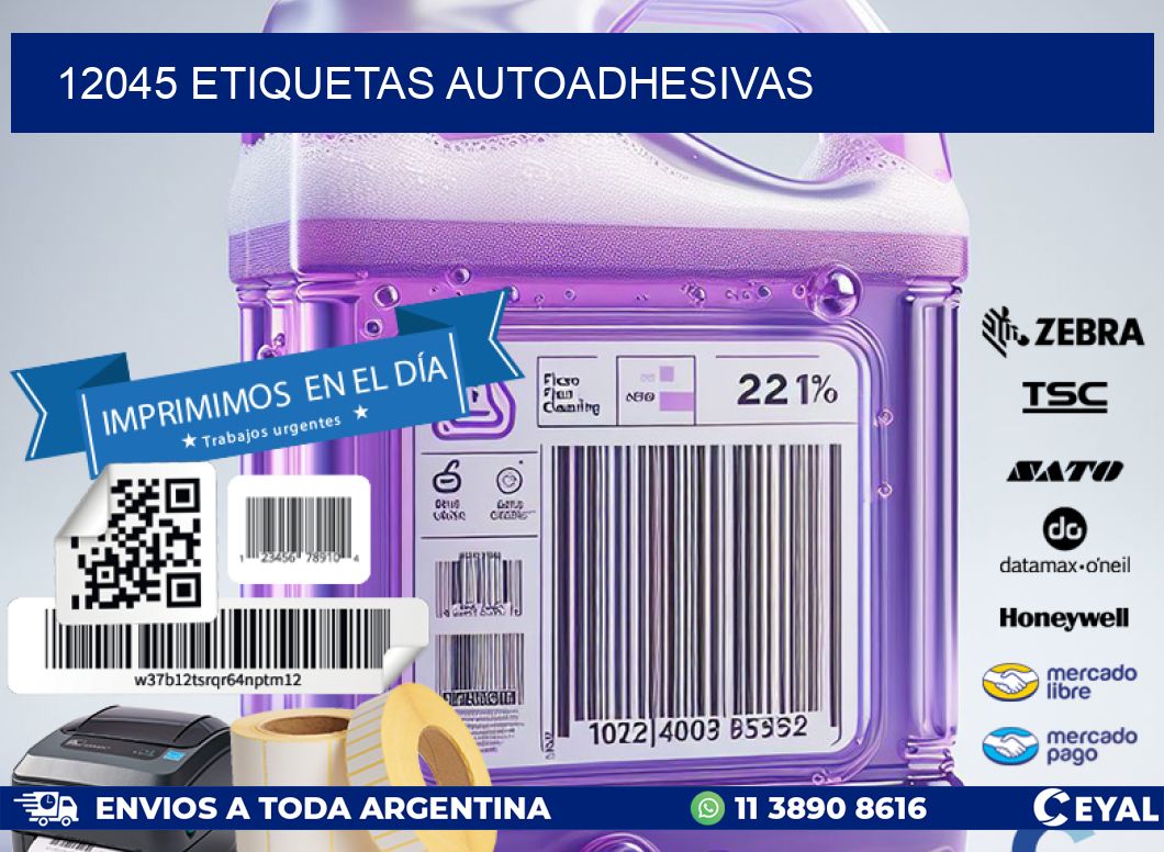 12045 ETIQUETAS AUTOADHESIVAS