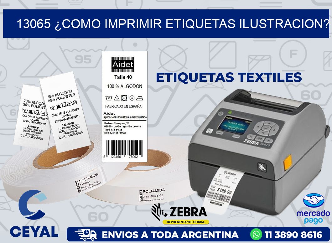 13065 ¿COMO IMPRIMIR ETIQUETAS ILUSTRACION?