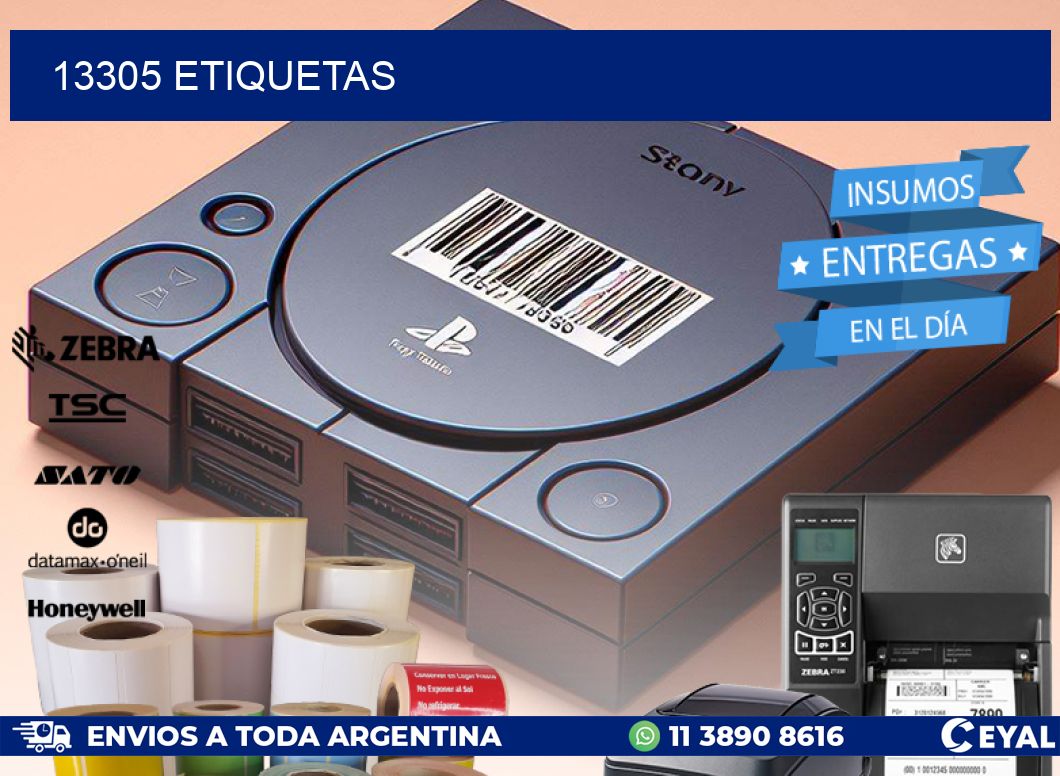 13305 ETIQUETAS