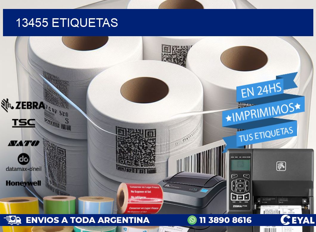13455 ETIQUETAS