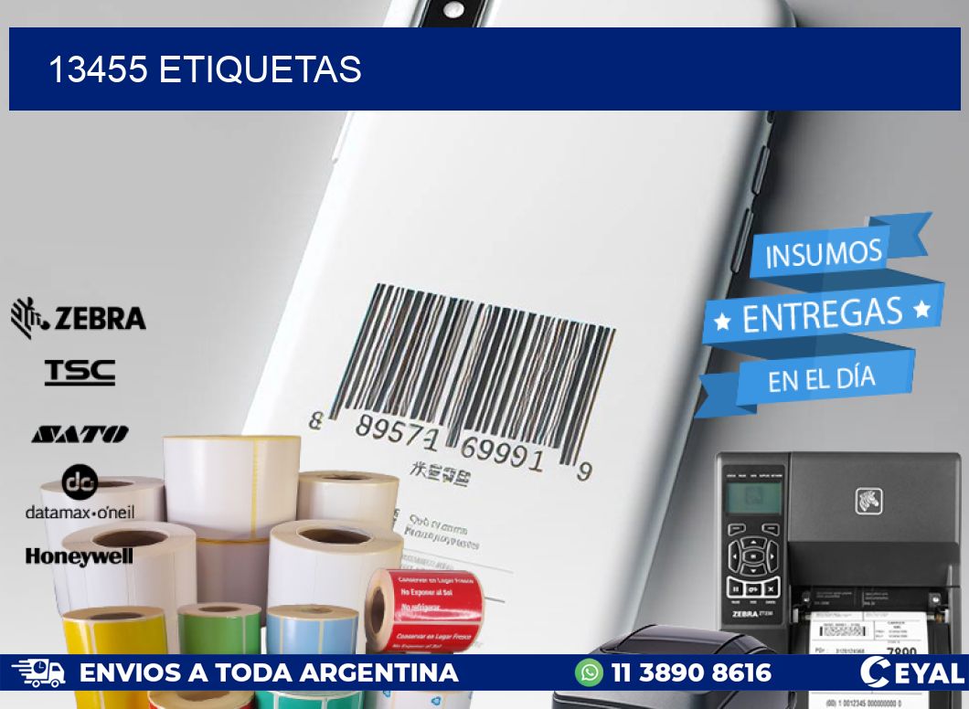 13455 ETIQUETAS