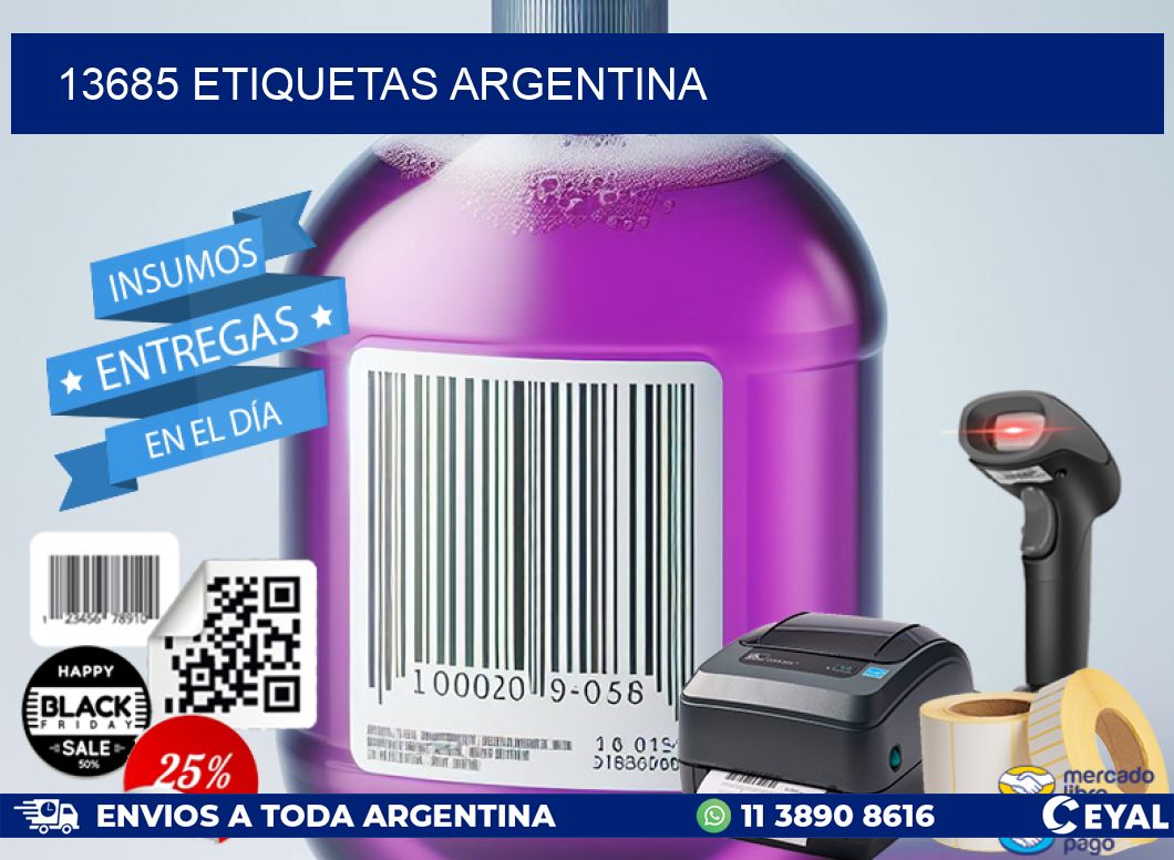 13685 ETIQUETAS ARGENTINA