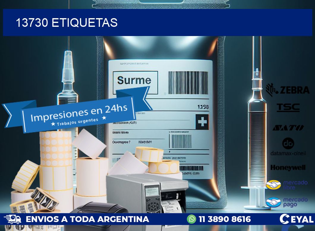 13730 ETIQUETAS