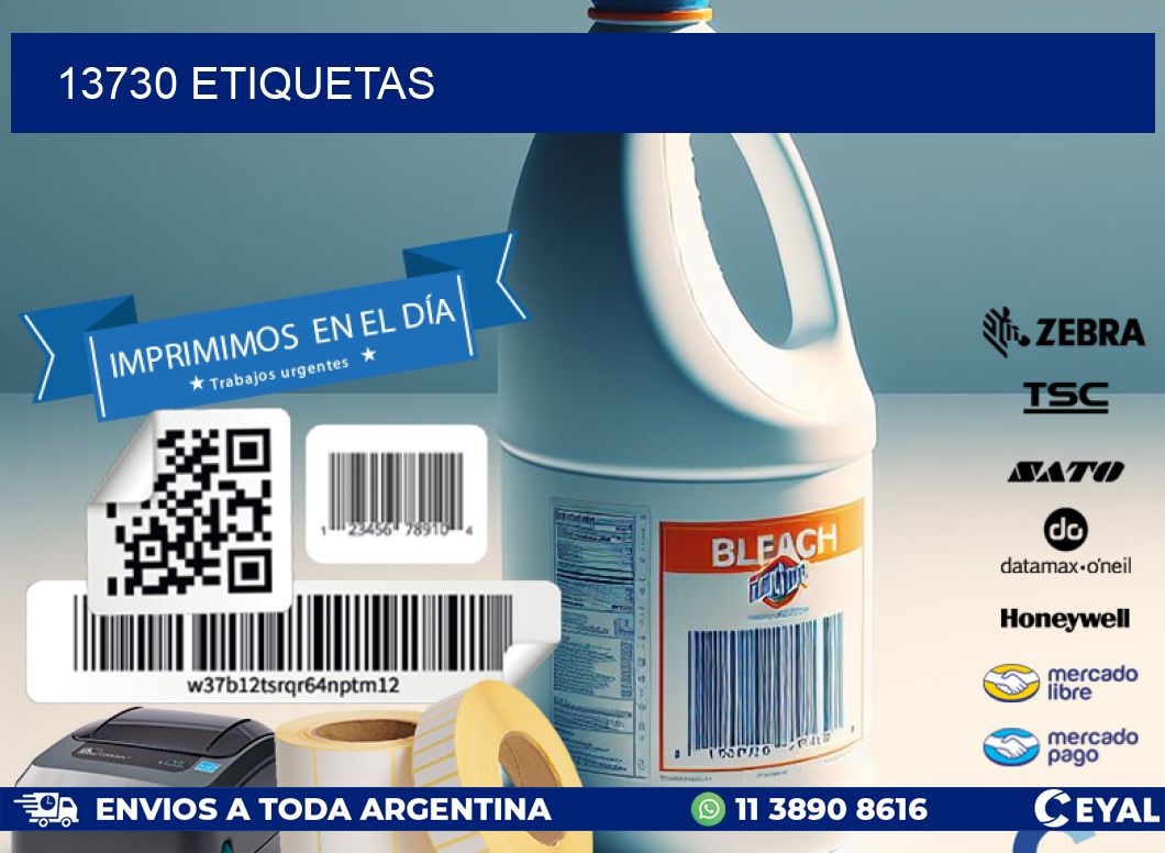 13730 ETIQUETAS