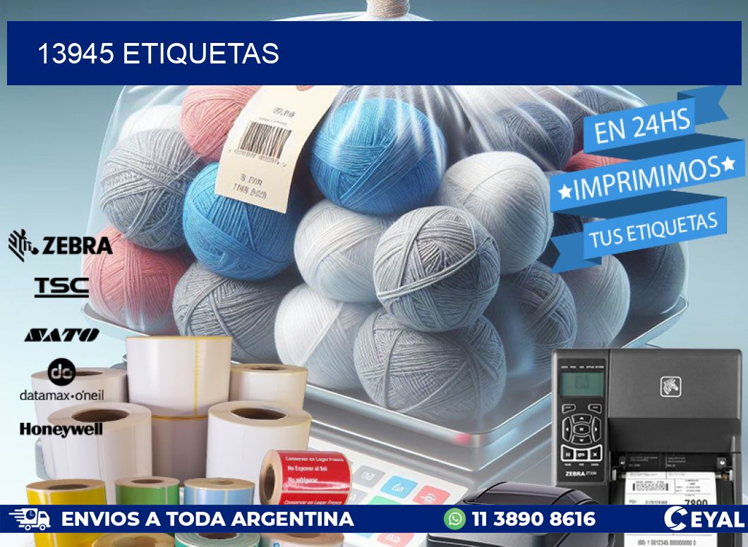 13945 ETIQUETAS