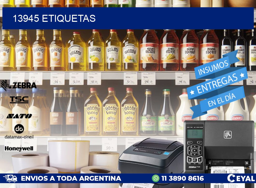 13945 ETIQUETAS
