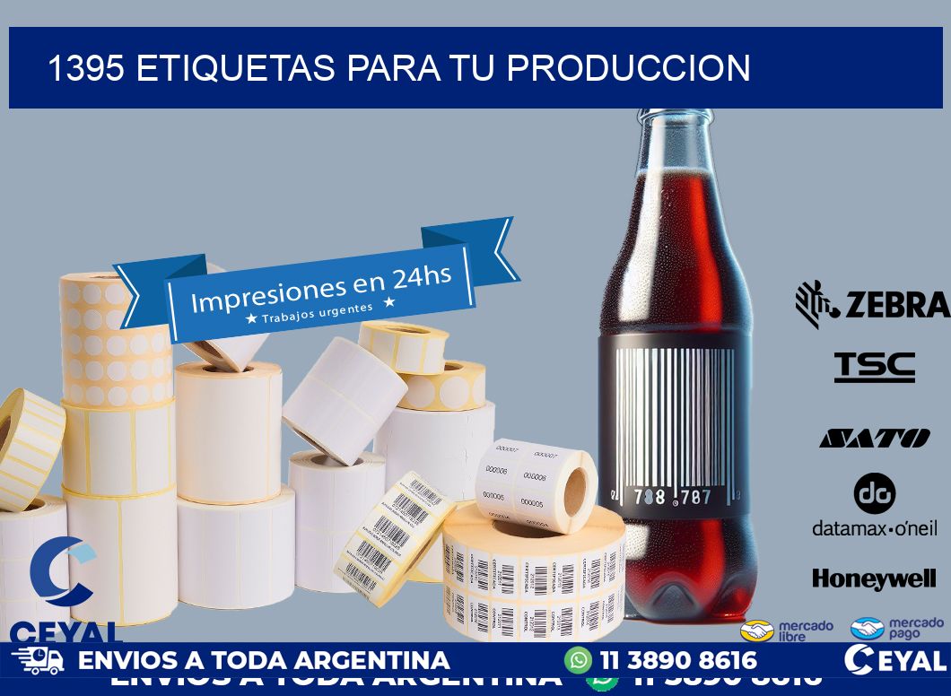 1395 ETIQUETAS PARA TU PRODUCCION