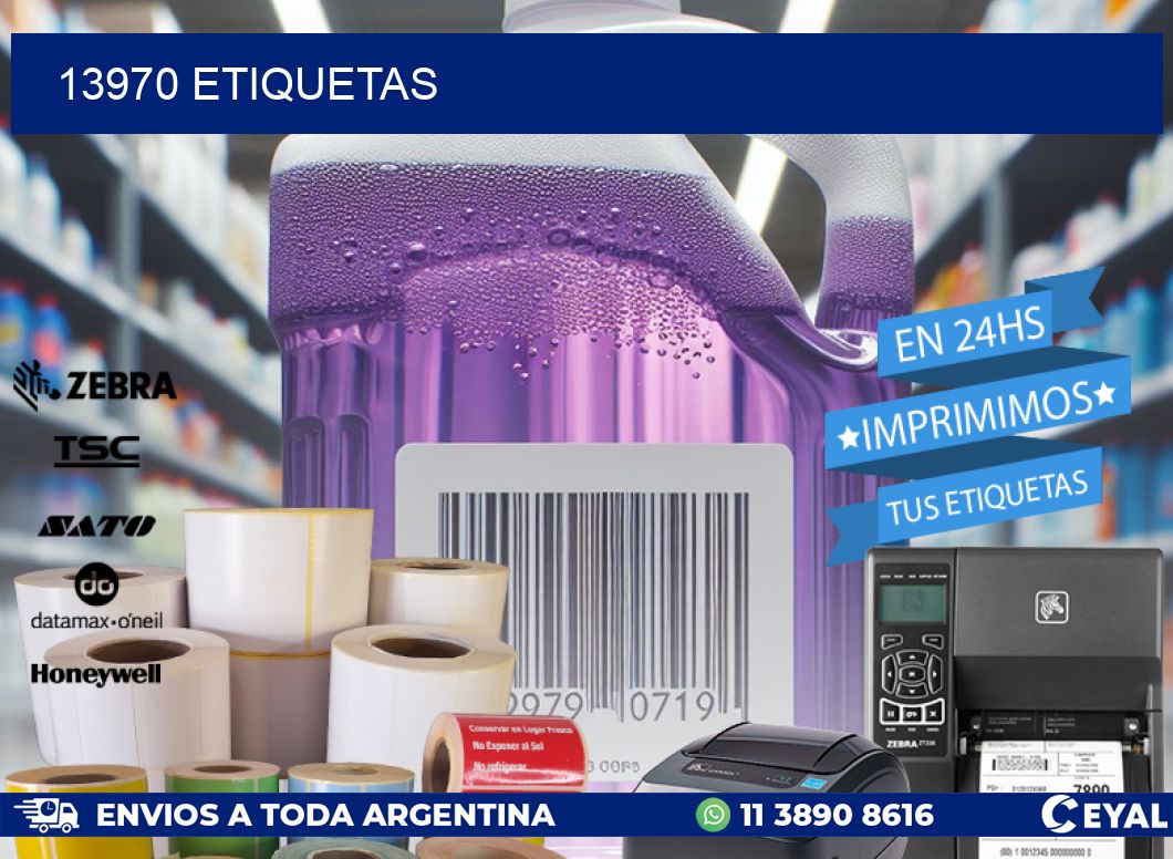 13970 ETIQUETAS