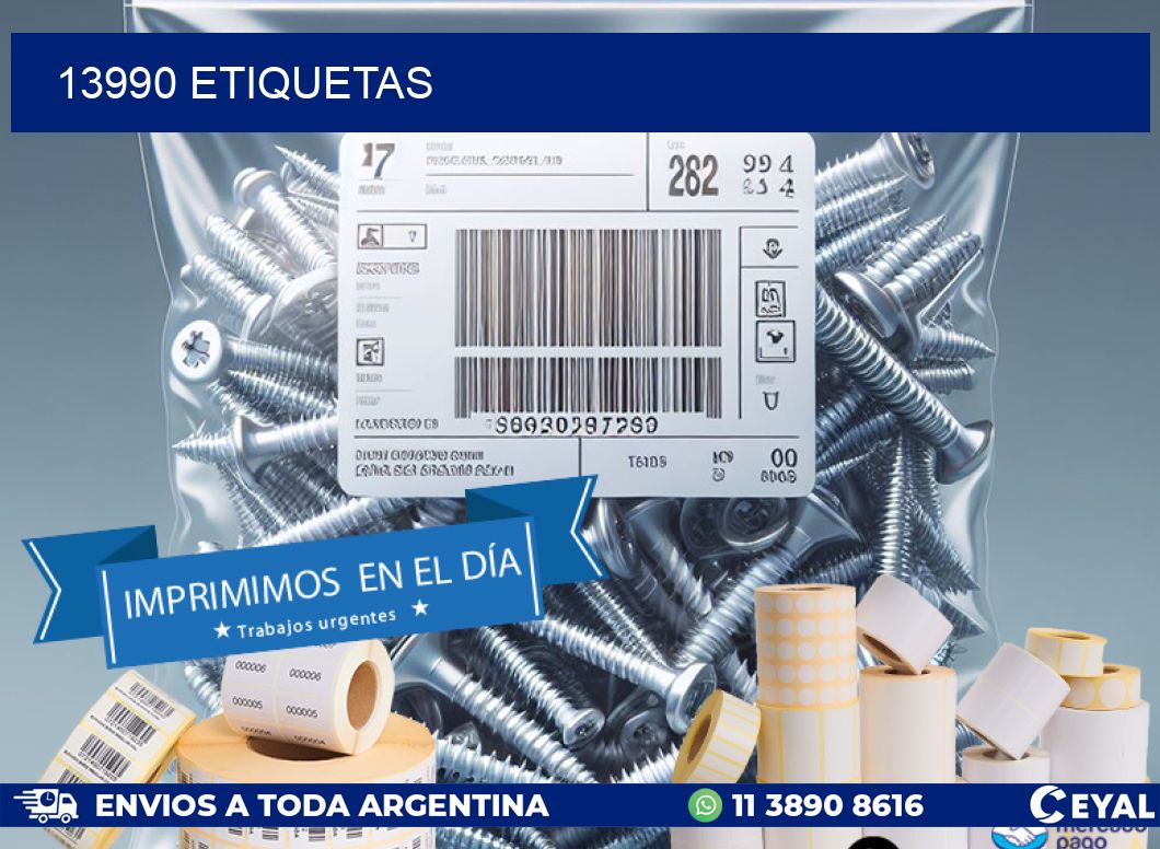 13990 ETIQUETAS