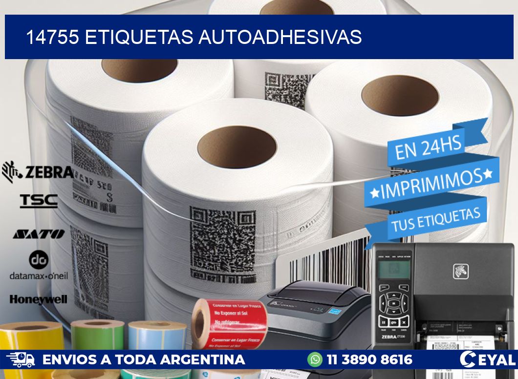 14755 ETIQUETAS AUTOADHESIVAS