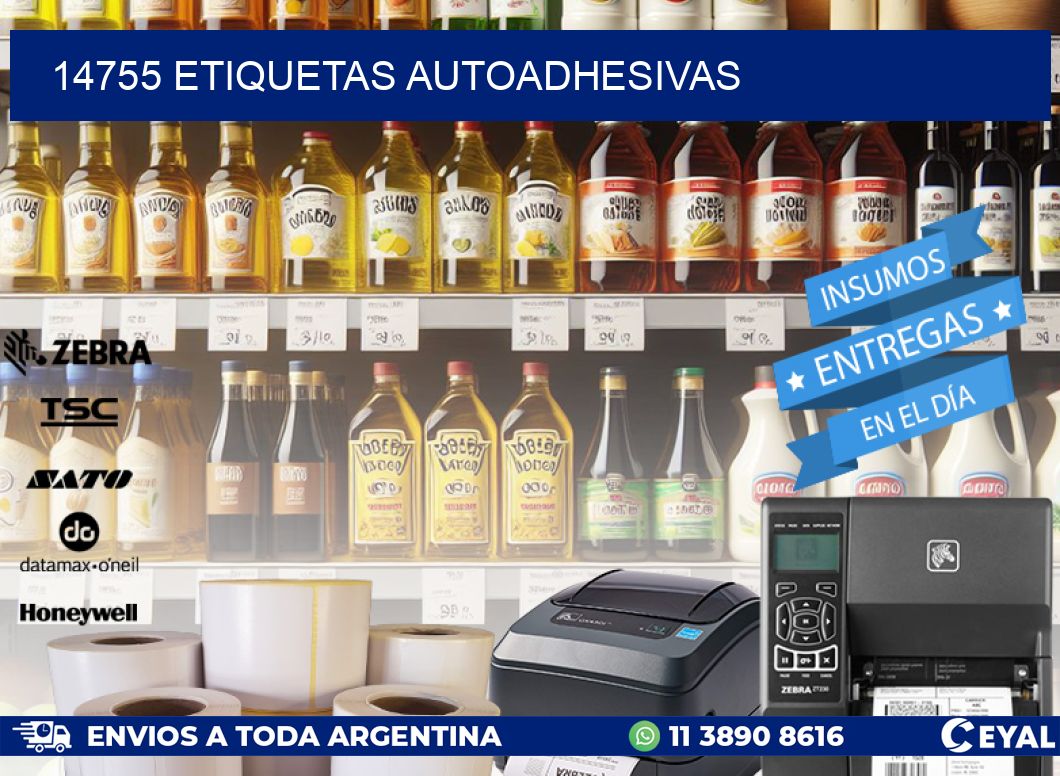 14755 ETIQUETAS AUTOADHESIVAS